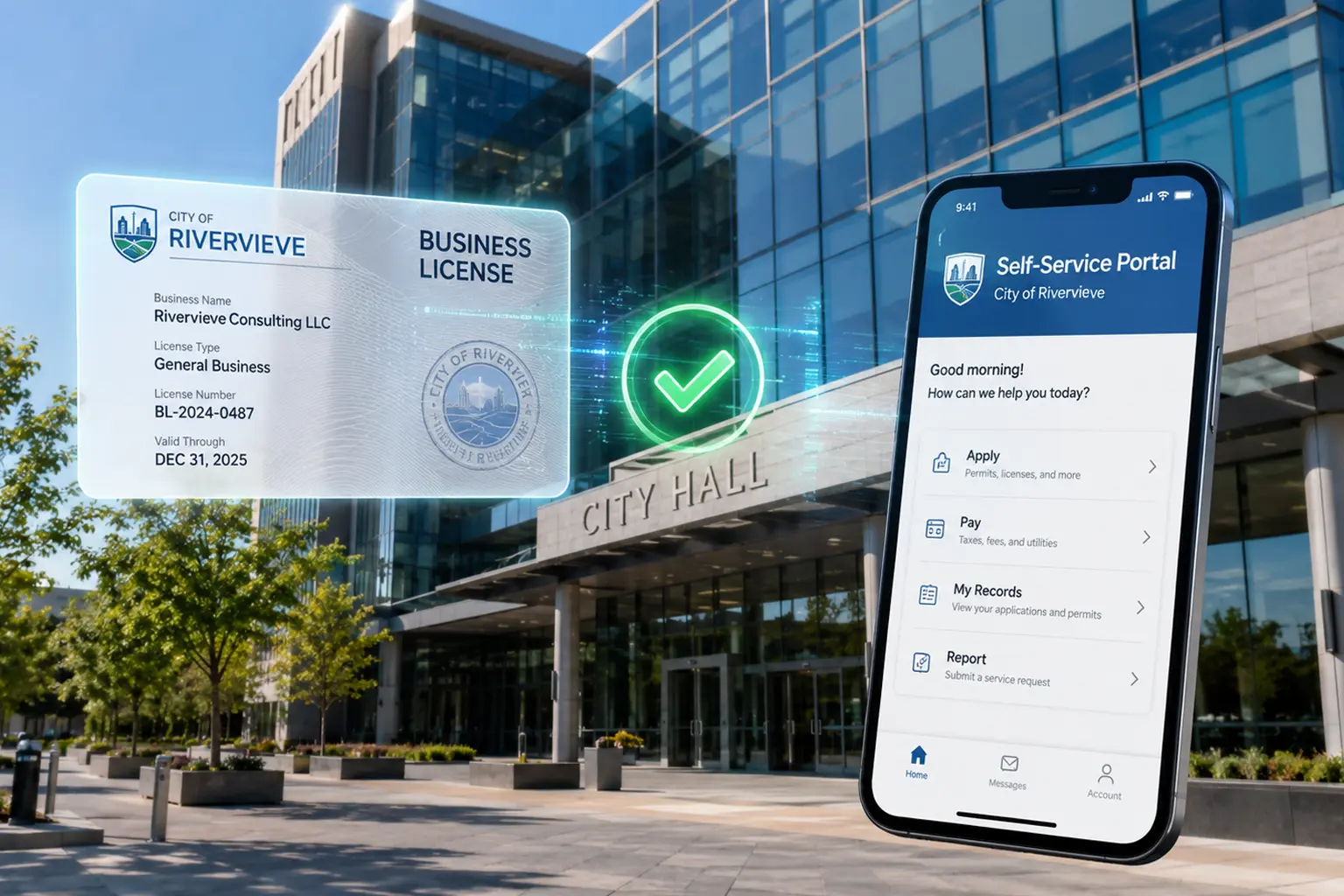 The future of municipal business licensing - digital, self-service, and fully automated