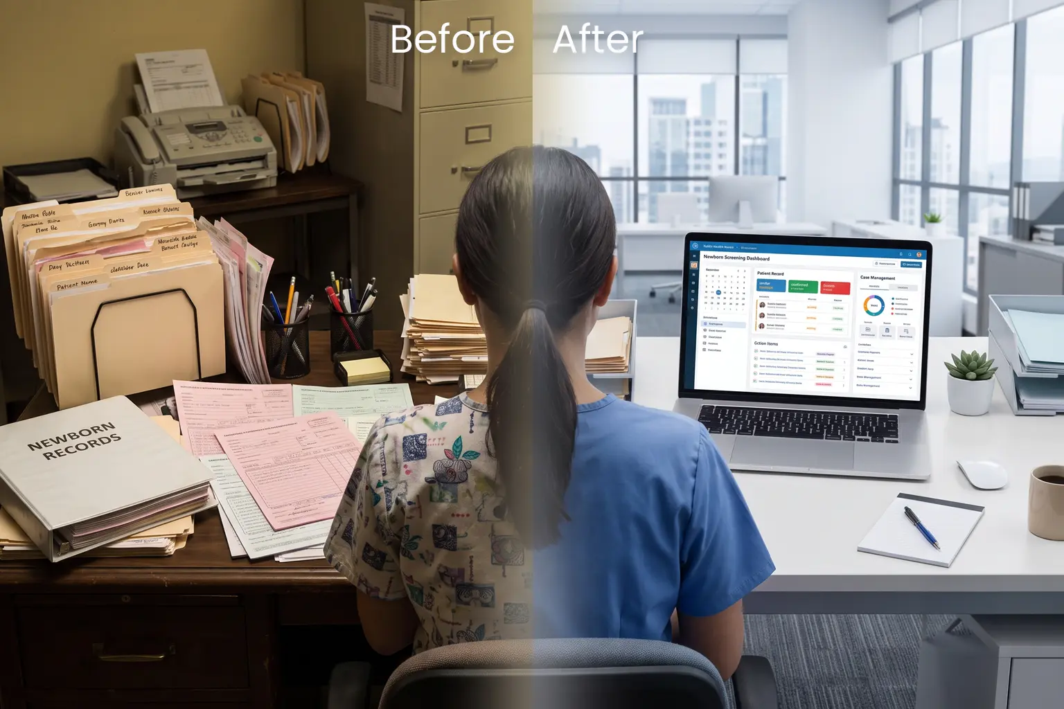 Evolution of newborn screening - from fragmented paper records to a unified digital child health tracking platform