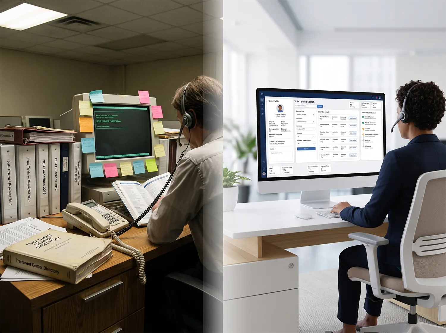 Evolution of substance use disorder helpline - from fragmented call centers to an intelligent unified helpline platform